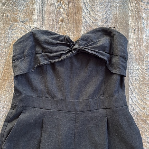 Dynamite | Linen Blend Strapless Jumpsuit - Picture 2 of 10